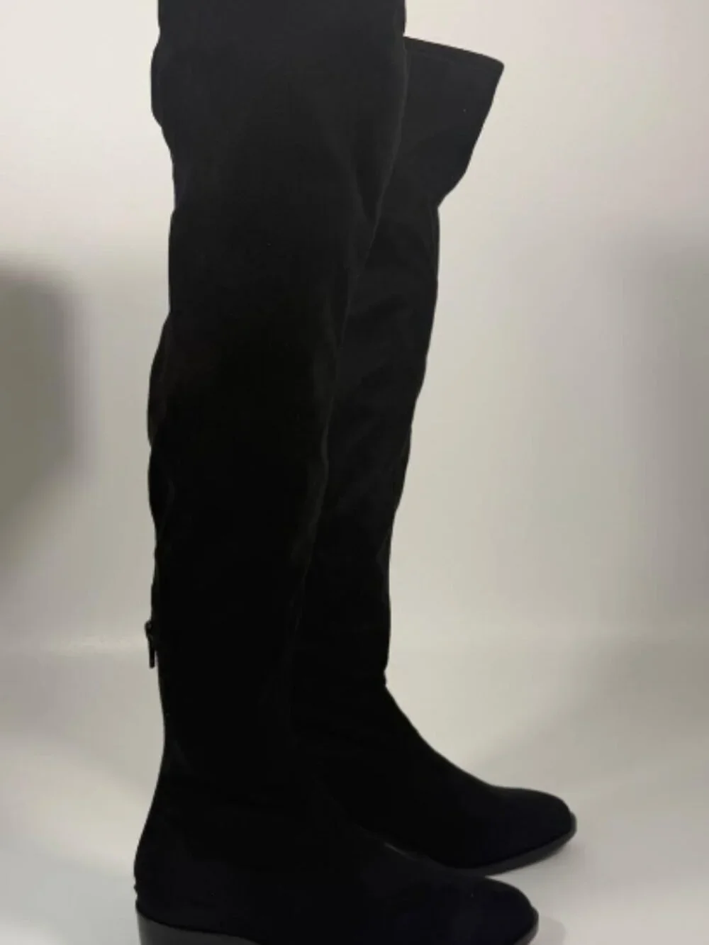 Steve Madden Jody Vegan Thigh High Boots Black 6M